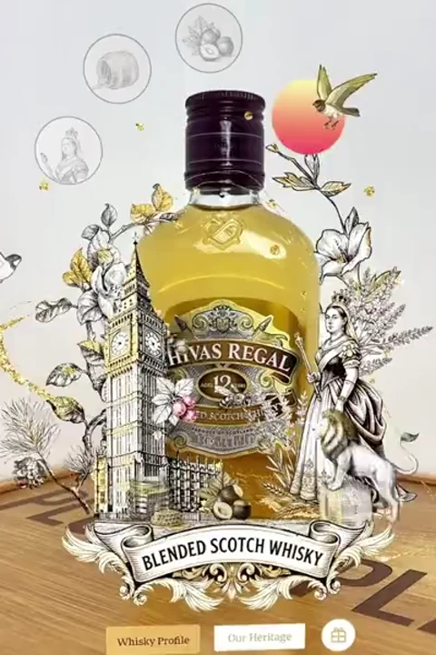AR liquor packaging